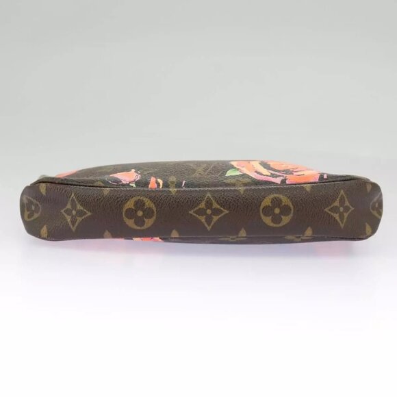 LOUIS VUITTON Monogram rose Pochette Accessoires Pouch authentic - Picture 10 of 16